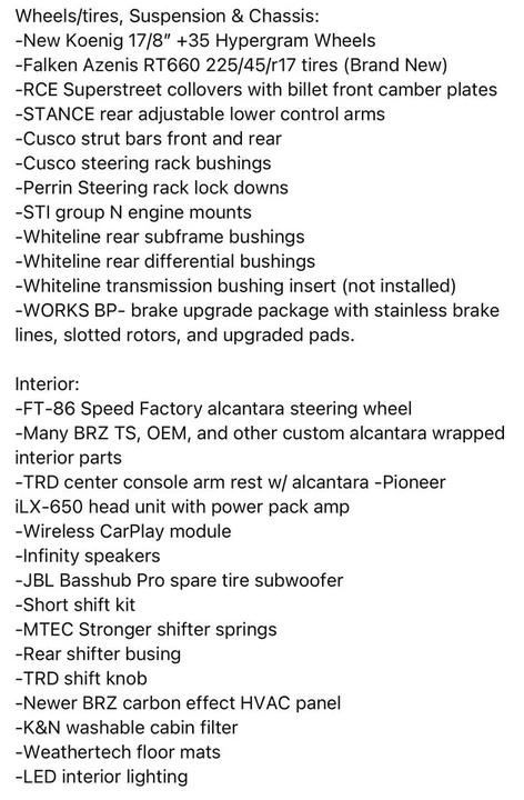 2013 Subaru BRZ 1st Gen - Image 16 of 17