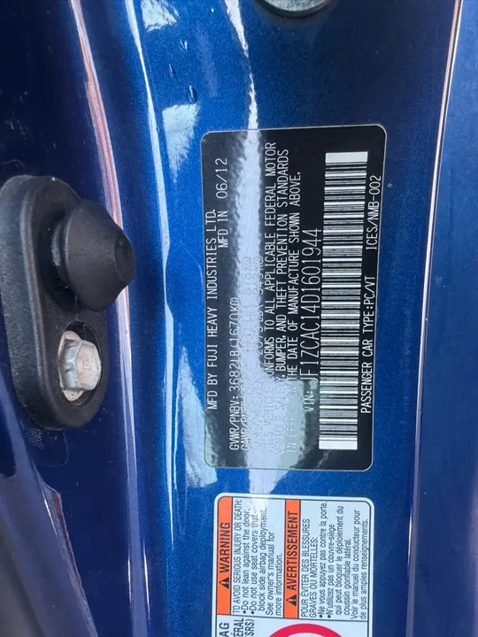 2013 Subaru BRZ 1st Gen - Image 19 of 20
