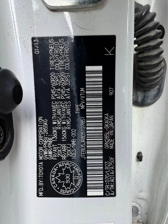 2013 Toyota 4Runner 5th Gen - Image 10 of 12