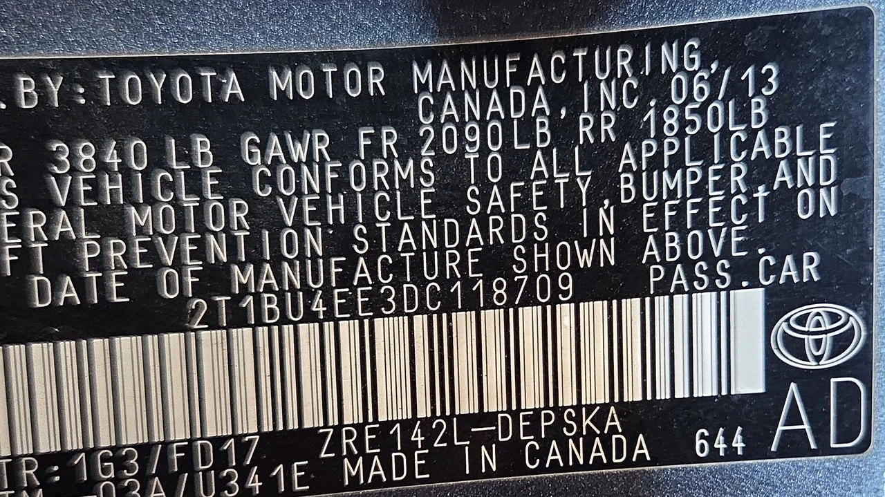 2013 Toyota Corolla 10th Gen - Image 9 of 9