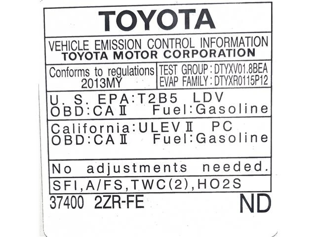 2013 Toyota Corolla 11th Gen - Image 10 of 10