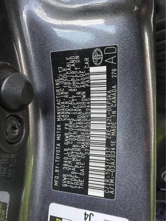 2013 Toyota Corolla 10th Gen - Image 14 of 14