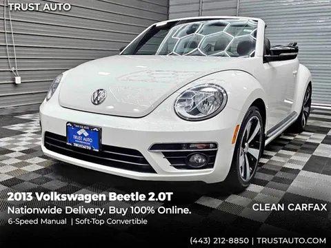 2013 Volkswagen Beetle 2.0T Soft-Top 6-Speed Manual Convertible