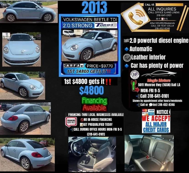2013 Volkswagen A5 Beetle - Image 2 of 10