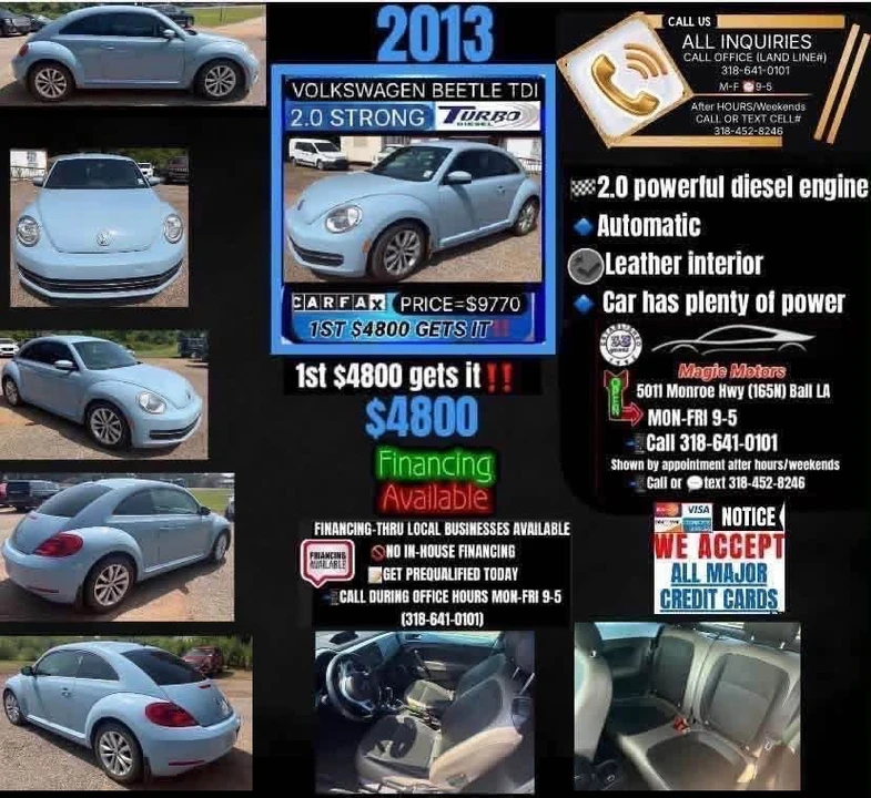2013 Volkswagen A5 Beetle - Image 9 of 9