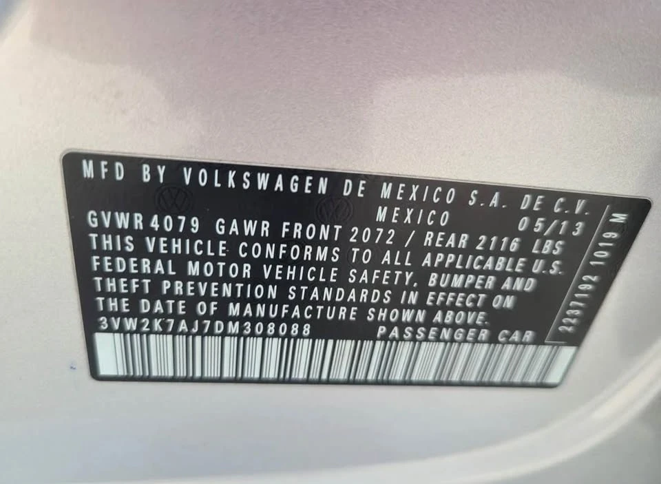 2013 Volkswagen A6 Jetta - Image 14 of 14