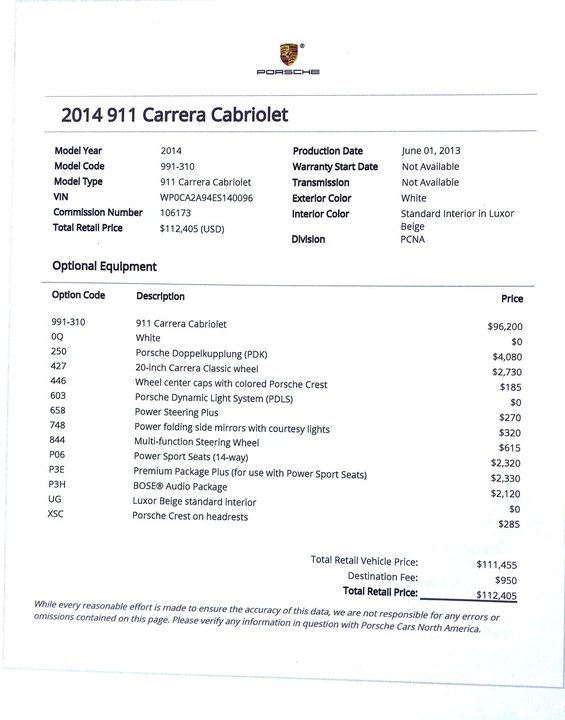 2014 Porsche 911 - Image 7 of 13