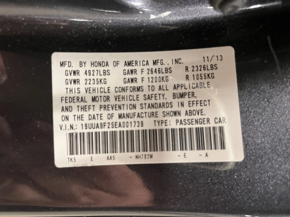 2014 Acura TL 4th Gen - Image 21 of 21