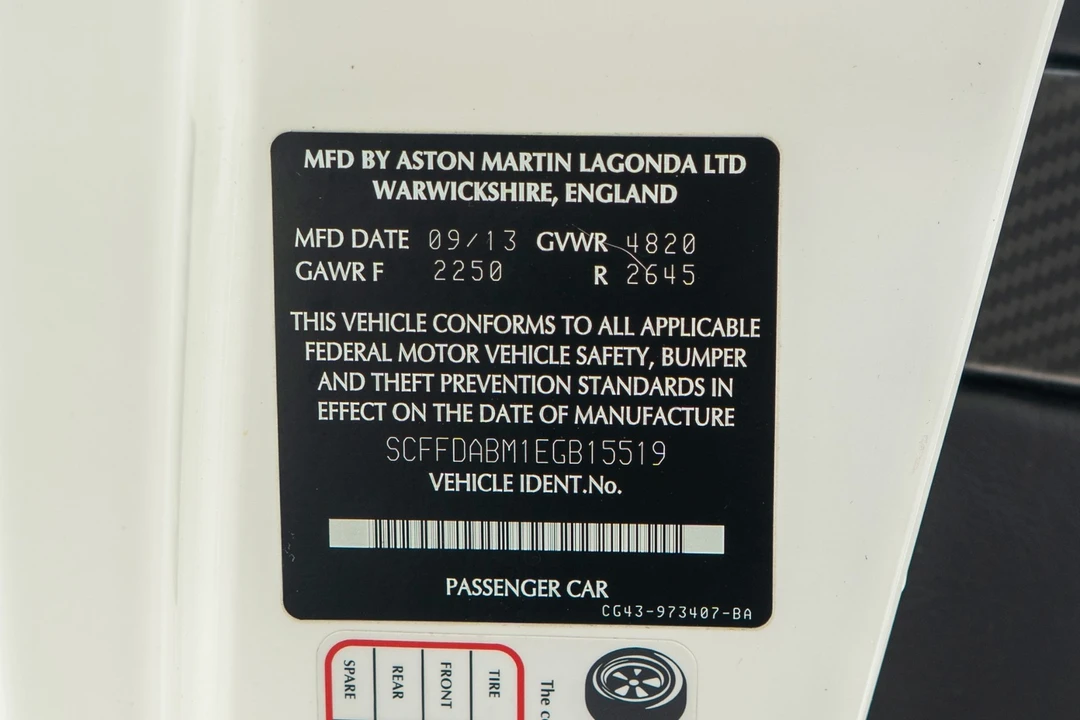 2014 Aston Martin DB9 - Image 20 of 21