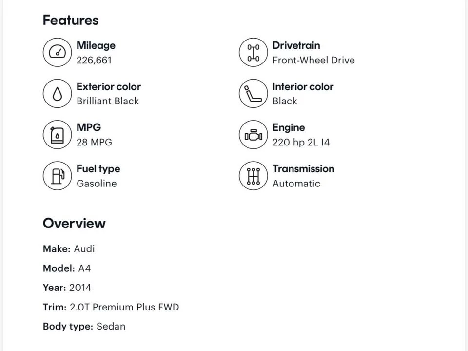 2014 Audi B8 A4 - Image 13 of 13