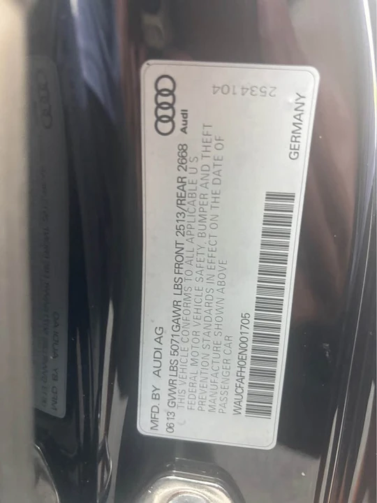 2014 Audi B8 A4 - Image 10 of 10