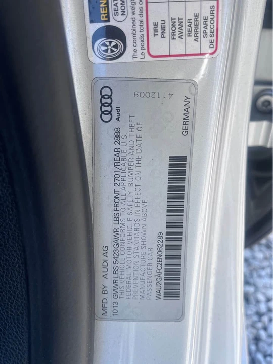 2014 Audi C7 A7 - Image 16 of 16