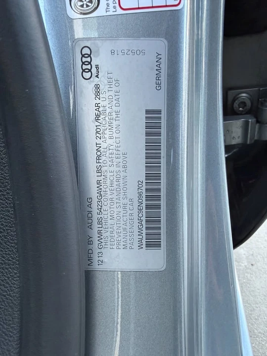 2014 Audi C7 A7 - Image 19 of 19