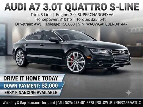 2014 Audi A7 3.0T Quattro S-Line
