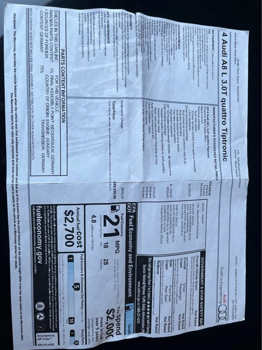 2014 Audi D4 A8 - Image 19 of 20