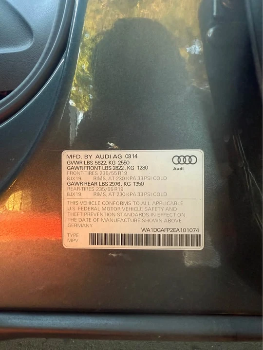 2014 Audi 8R Q5 - Image 12 of 20