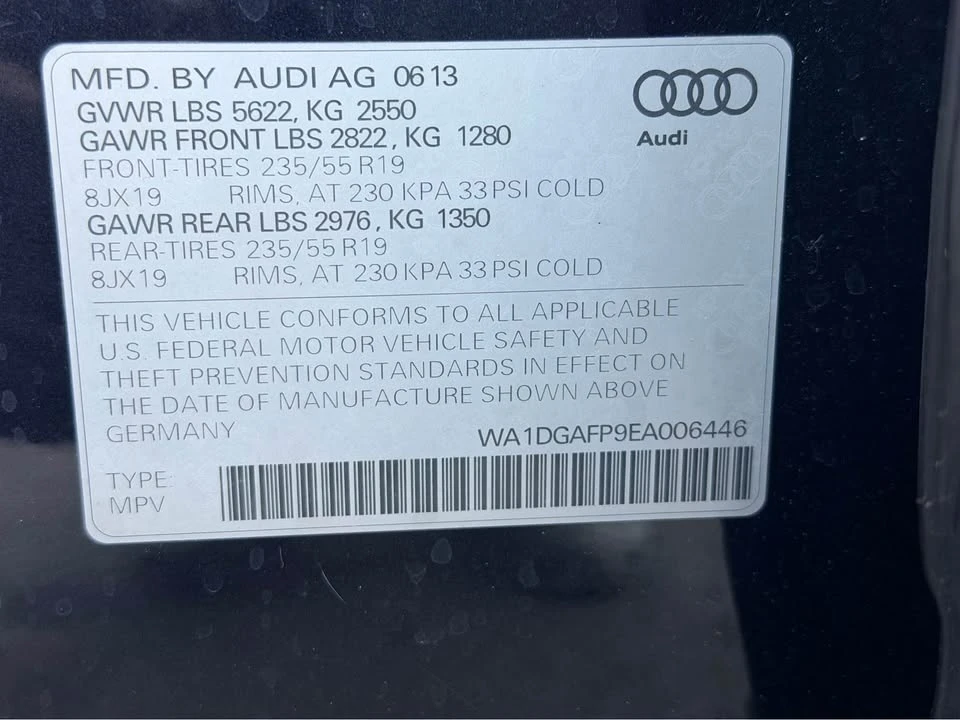 2014 Audi 8R Q5 - Image 15 of 16