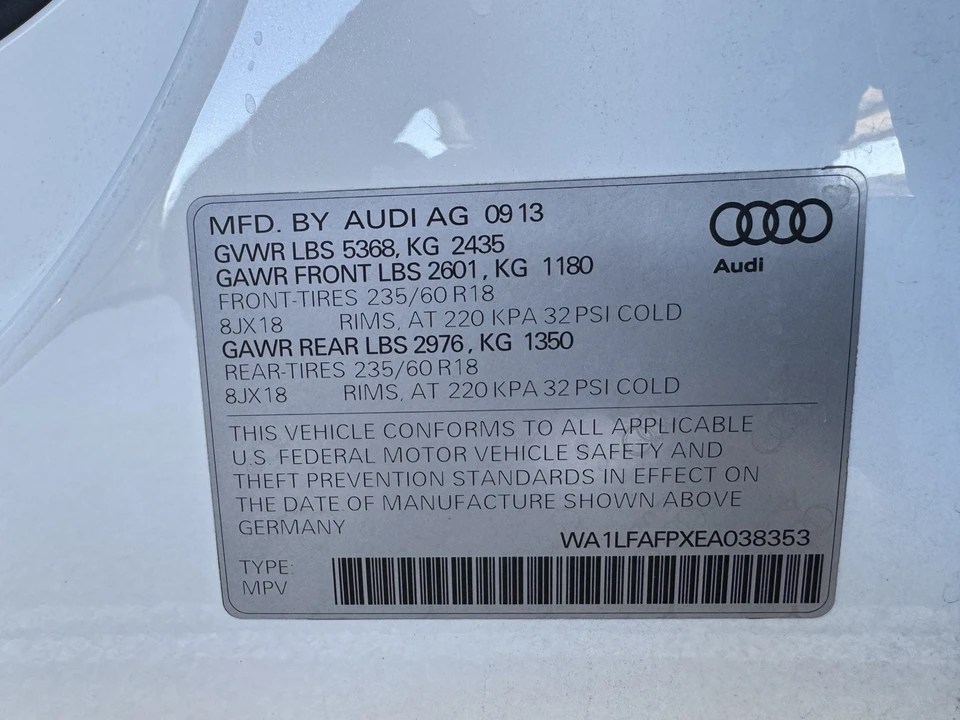 2014 Audi 8R Q5 - Image 19 of 19
