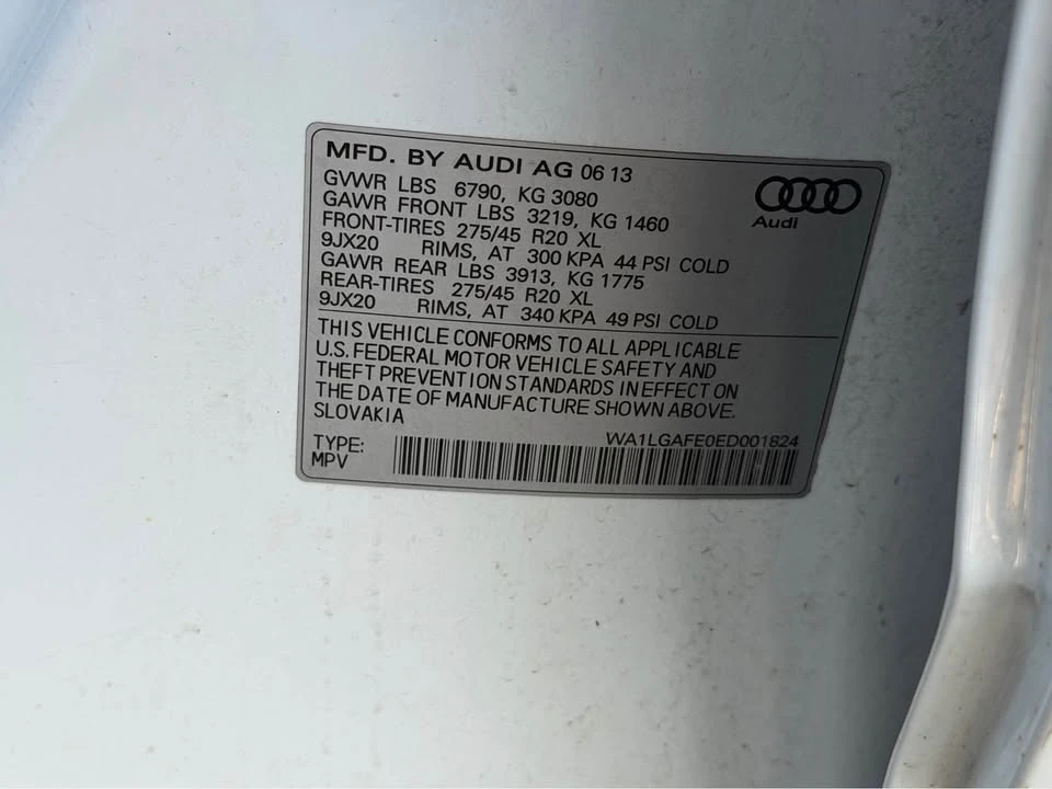 2014 Audi 4L Q7 - Image 19 of 19