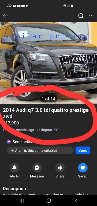 2014 Audi 4L Q7 - Image 12 of 13