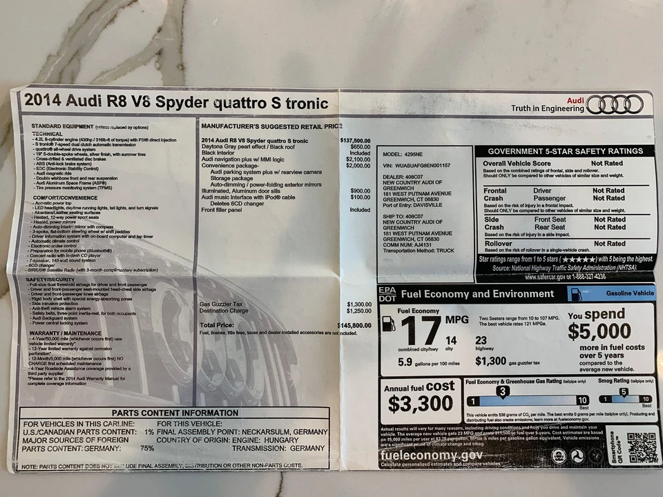 2014 Audi 42 R8 - Image 6 of 10