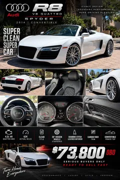 2014 Audi R8 V8 Quattro Spyder