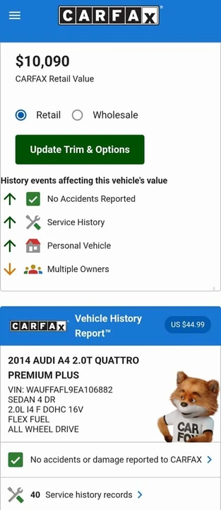 2014 Audi B8 A4 - Image 14 of 14