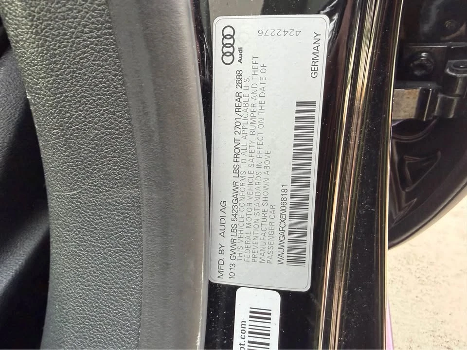 2014 Audi C7 A6 - Image 9 of 9