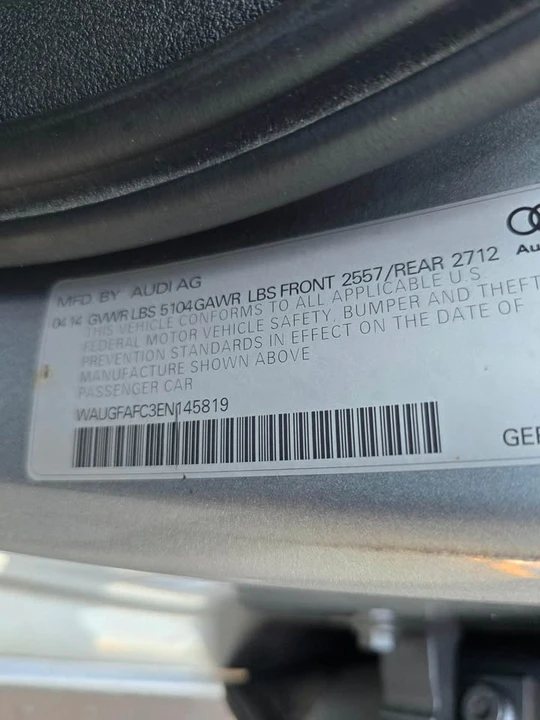 2014 Audi C7 A6 - Image 8 of 14
