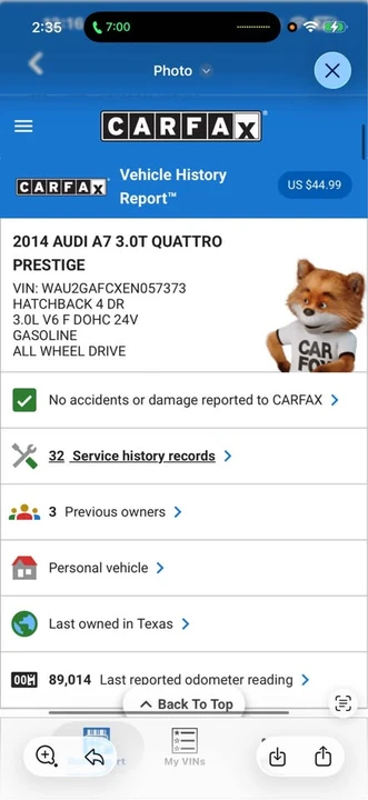 2014 Audi C7 A7 - Image 14 of 15