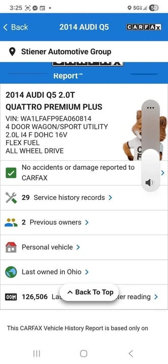 2014 Audi 8R Q5 - Image 16 of 16