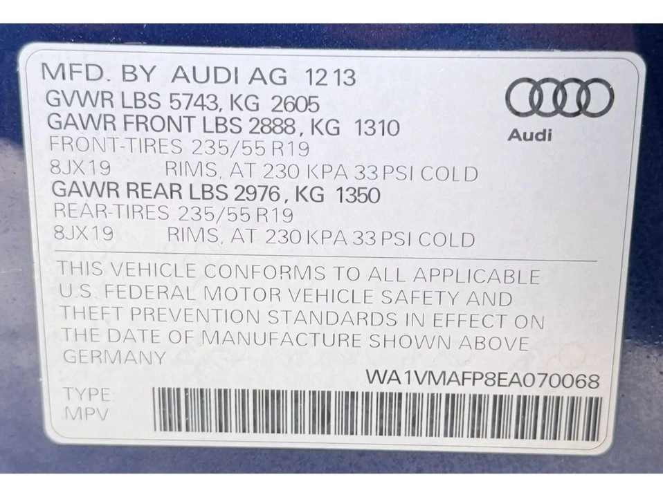 2014 Audi 8R Q5 - Image 17 of 20