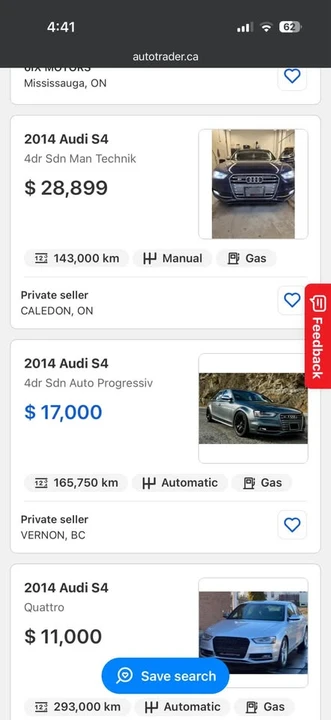 2014 Audi B8 S4 - Image 4 of 6