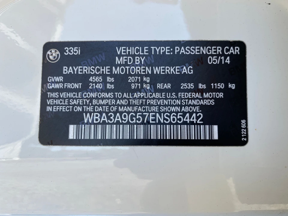 2014 BMW F30 335i & 340i Sedan - Image 31 of 31