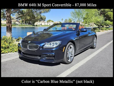 2014 BMW 6-Series 640i M Sport X-Drive Convertible