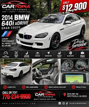 2014 BMW 640i Gran Coupe xDrive 4D
