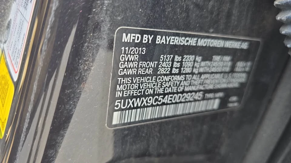 2014 BMW F25 X3 - Image 12 of 18