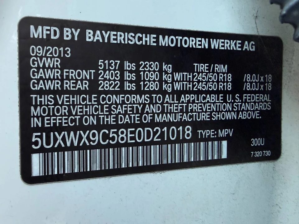 2014 BMW F25 X3 - Image 23 of 23