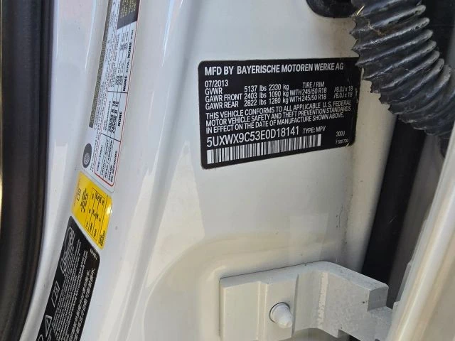 2014 BMW F25 X3 - Image 15 of 21