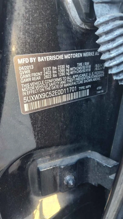 2014 BMW F25 X3 - Image 18 of 18