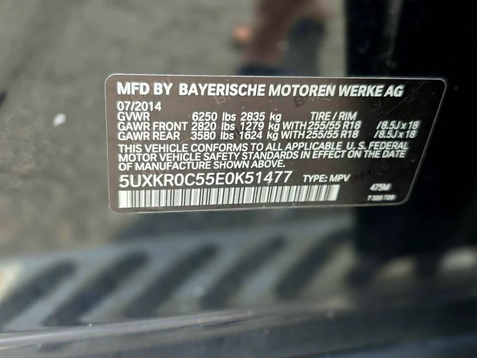 2014 BMW F26 X4 - Image 18 of 20