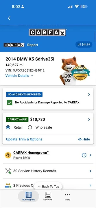 2014 BMW F15 X5 - Image 9 of 9