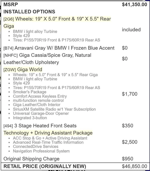 2014 BMW i3 - Image 10 of 20