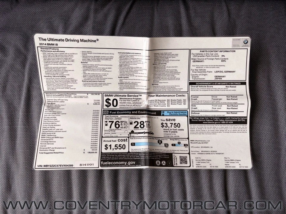 2014 BMW i8 - Image 15 of 31