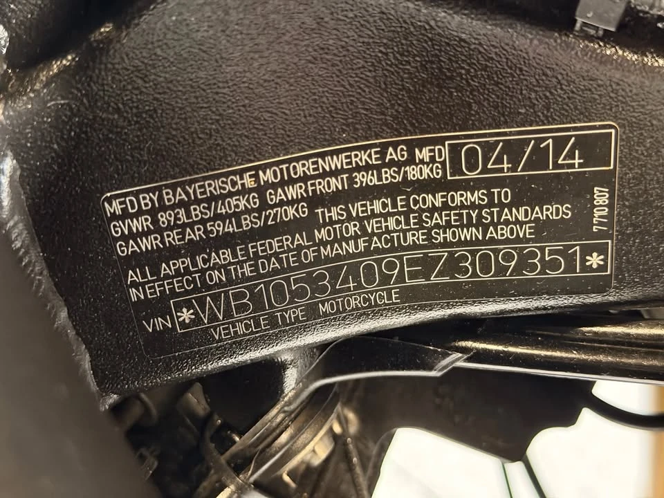 2014 BMW S1000 - Image 18 of 18