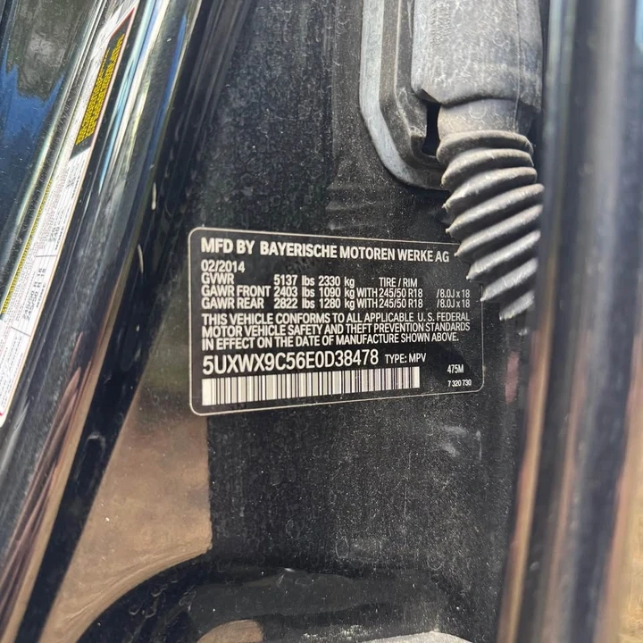 2014 BMW F25 X3 - Image 17 of 17
