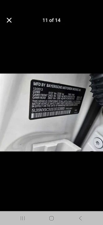 2014 BMW F25 X3 - Image 12 of 14