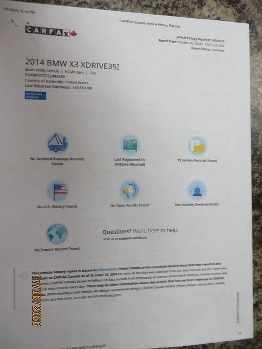 2014 BMW F25 X3 - Image 16 of 20