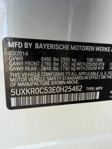 2014 BMW F15 X5 - Image 15 of 18
