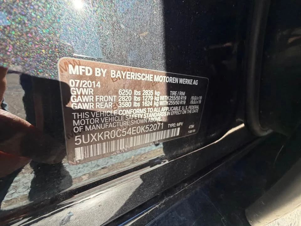 2014 BMW F15 X5 - Image 11 of 12